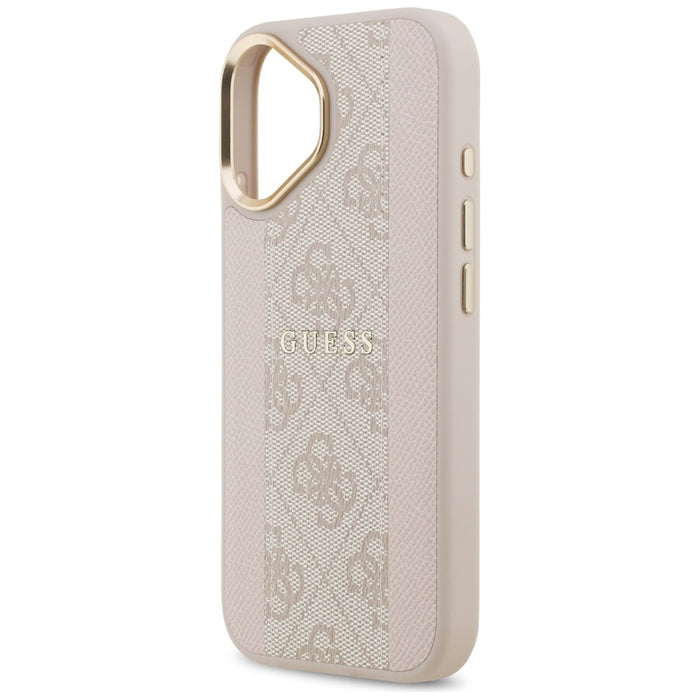 Guess 4G Stripe MagSafe Case for iPhone 17 - Pink