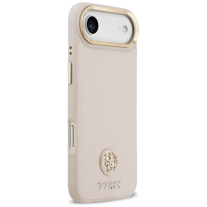 Guess Grained Strass Logo MagSafe iPhone Air Case - Pink