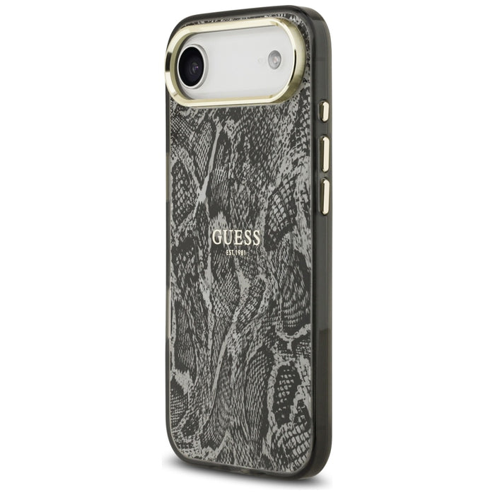 Guess Python Pattern MagSafe Case for iPhone Air - Black