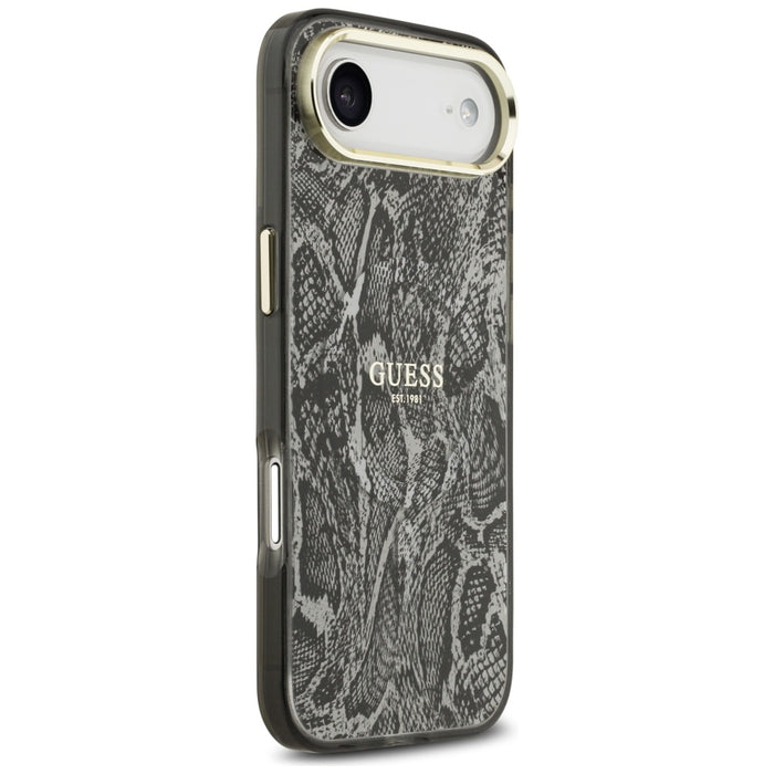 Guess Python Pattern MagSafe Case for iPhone Air - Black