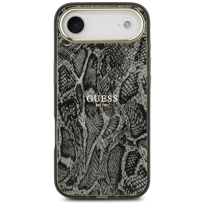 Guess Python Pattern MagSafe Case for iPhone Air - Black