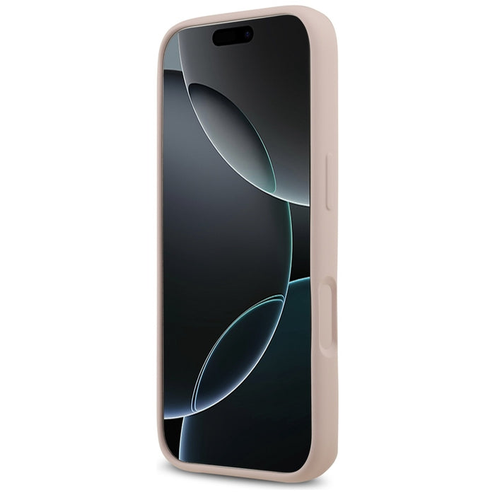 Guess Silicone Big 4G Script Case for iPhone 17 Pro - Pink