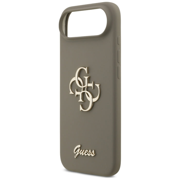 Guess Silicone Big 4G Script Case for iPhone Air - Brown
