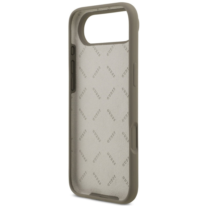 Guess Silicone Big 4G Script Case for iPhone Air - Brown