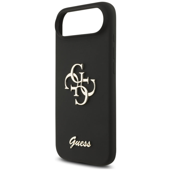 Guess Silicone Big 4G Script case for iPhone Air - black