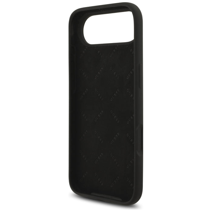 Guess Silicone Big 4G Script case for iPhone Air - black