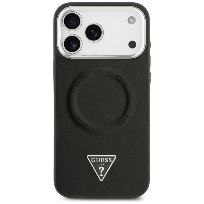 Guess Triangle Logo MagSafe case for iPhone 17 Pro - black
