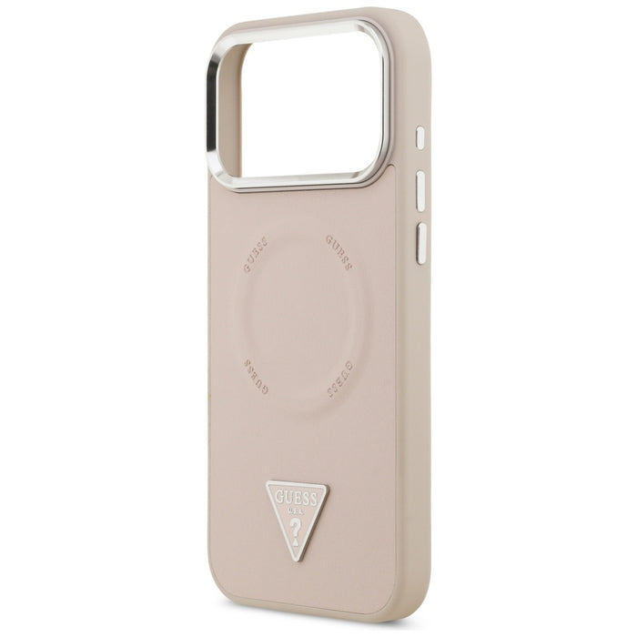Guess Triangle Logo MagSafe Case for iPhone 17 Pro Max - Pink