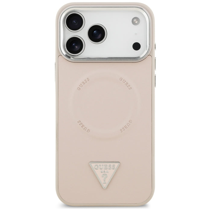 Guess Triangle Logo MagSafe case for iPhone 17 Pro - pink