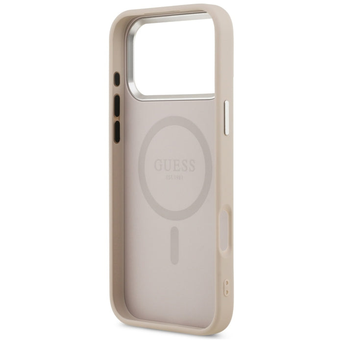 Guess Triangle Logo MagSafe case for iPhone 17 Pro - pink
