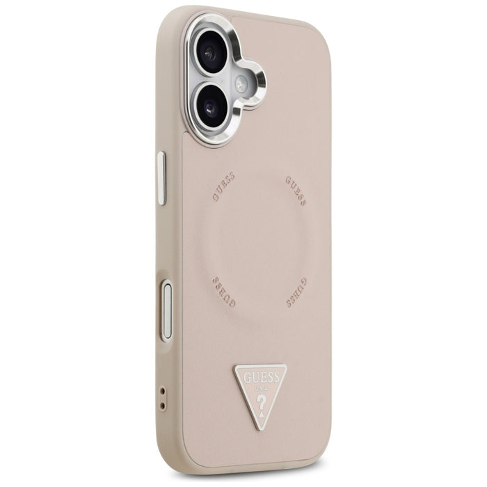 Guess Triangle Logo MagSafe case for iPhone 17 - pink