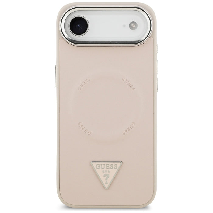 Guess Triangle Logo MagSafe Case for iPhone Air - Pink