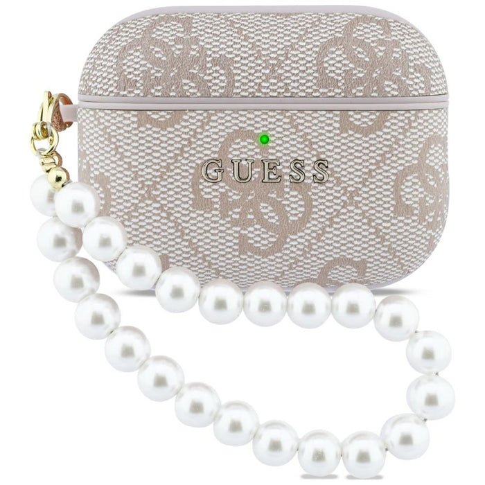 Guess 4G Pearl Strap Case for AirPods Pro 3 - Pink