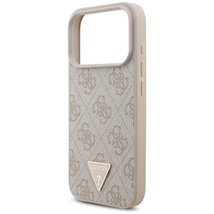 Guess 4G Strap Triangle Logo MagSafe Case for iPhone 17 Pro - Pink