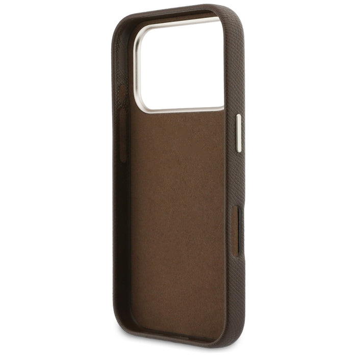 Guess FW Resin Logo case for iPhone 17 Pro - brown