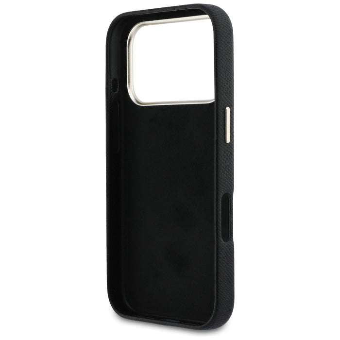 Guess FW Resin Logo Case for iPhone 17 Pro Max - Black