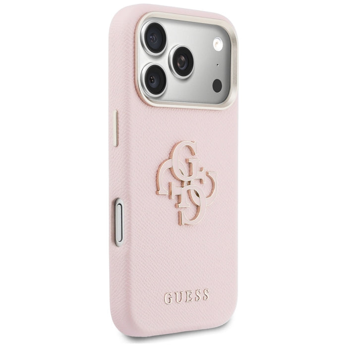 Guess FW Resin Logo Case for iPhone 17 Pro - Pink