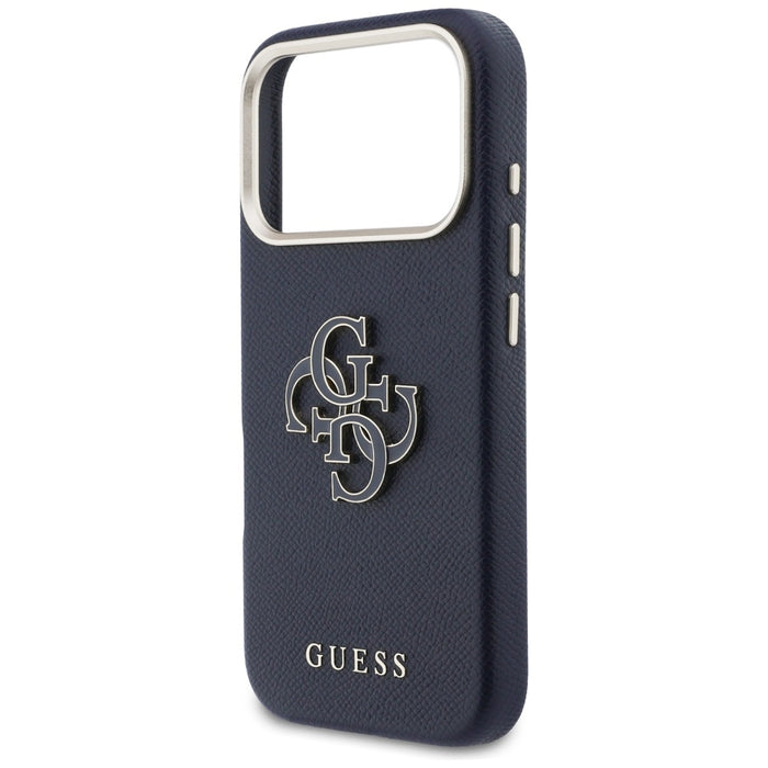Guess FW Resin Logo Case for iPhone 17 Pro Max - Blue