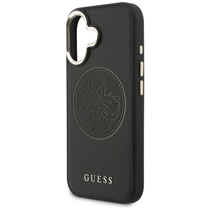 Guess Perforated 4G MagSafe case for iPhone 17 - black