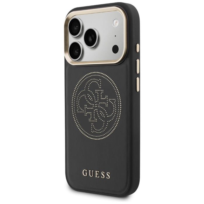 Guess Perforated 4G MagSafe case for iPhone 17 Pro Max - black