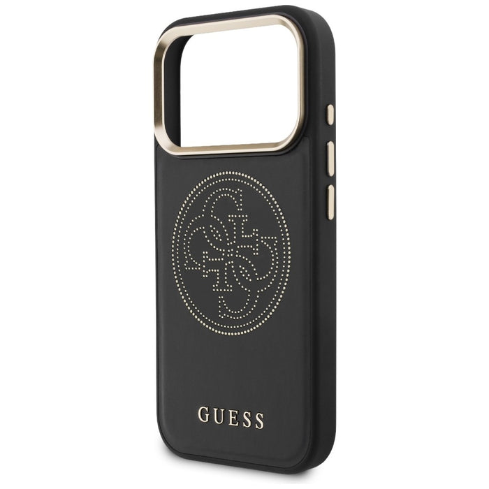 Guess Perforated 4G MagSafe case for iPhone 17 Pro Max - black