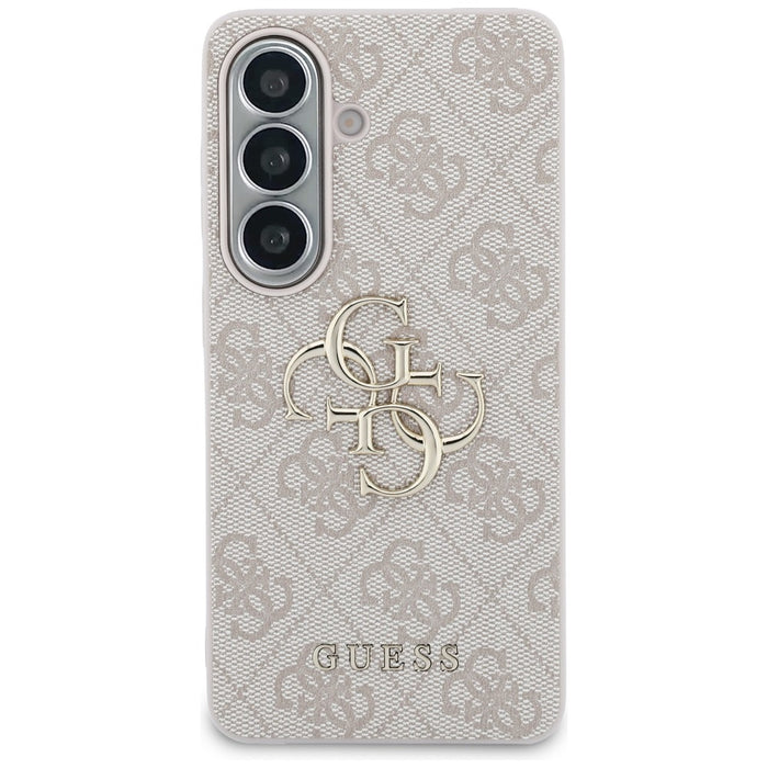 Guess 4G Big Metal Logo Case for Samsung Galaxy S26 Plus - Pink