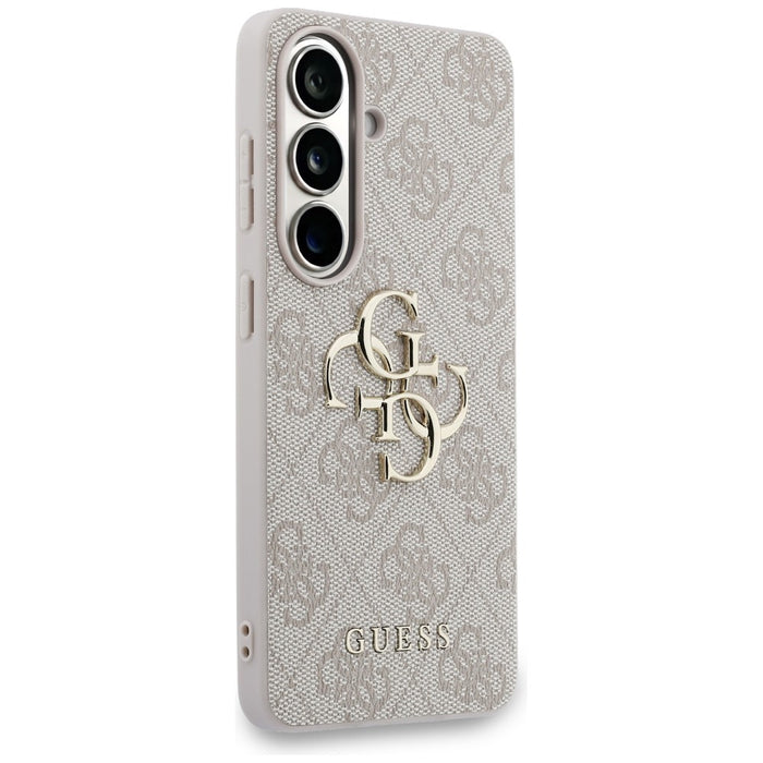 Guess 4G Big Metal Logo Case for Samsung Galaxy S26 - Pink
