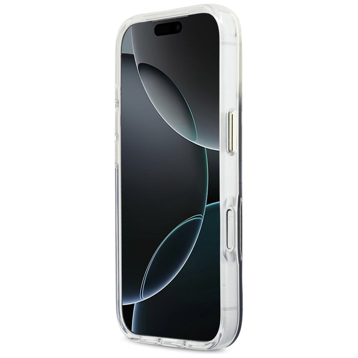 Guess IML Gradient Script Metal MagSafe Case for iPhone 17 Pro - Black