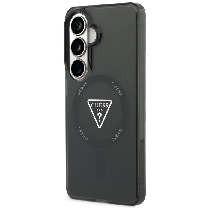 Guess IML Gradient Triangle MagSafe Case for Samsung Galaxy S26 - Black