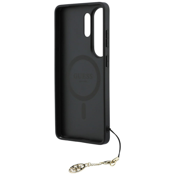 Guess 4G Classic Logo Charm MagSafe Case for Samsung Galaxy S26 Ultra - Pink