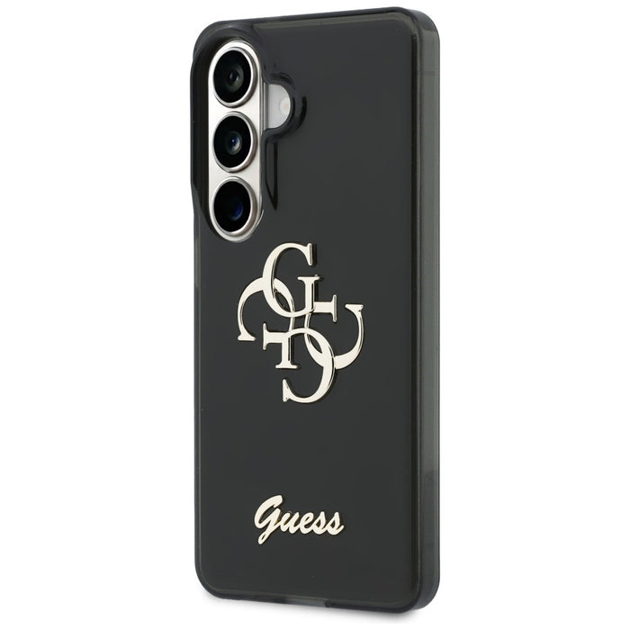 Guess IML Big Metal 4G Script case for Samsung Galaxy S26 - black
