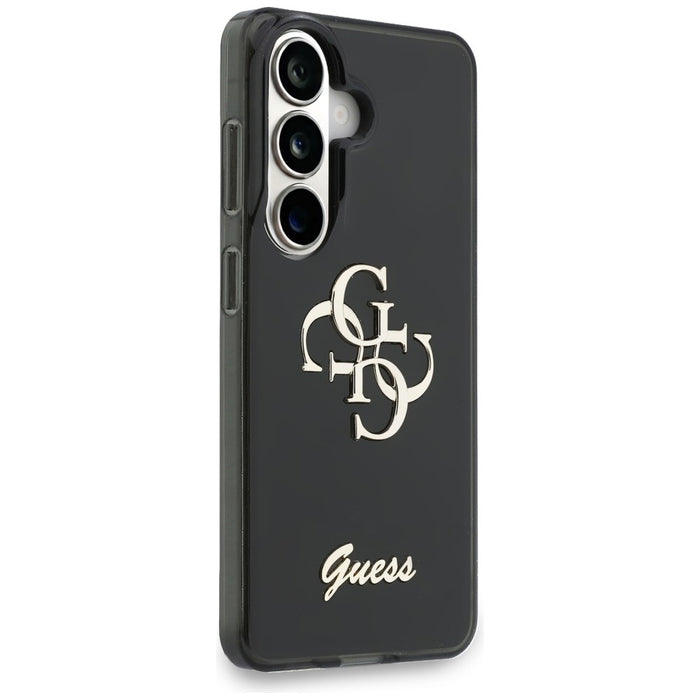 Guess IML Big Metal 4G Script case for Samsung Galaxy S26 - black