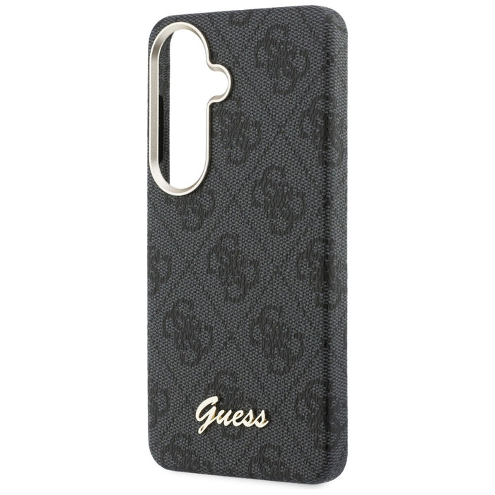 Guess 4G Script MagSafe Case for Samsung Galaxy S26 - Black
