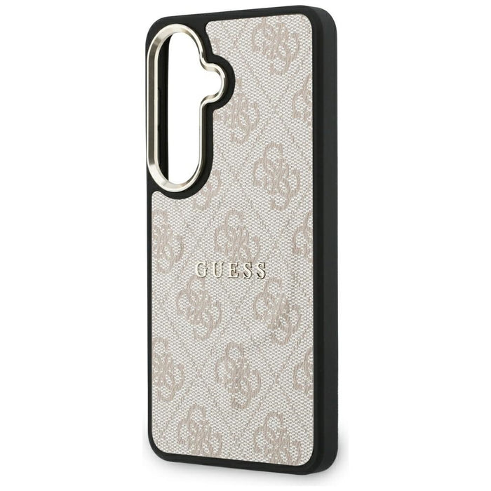 Guess 4G Embossed Ring MagSafe Case for Samsung Galaxy S26 - Pink