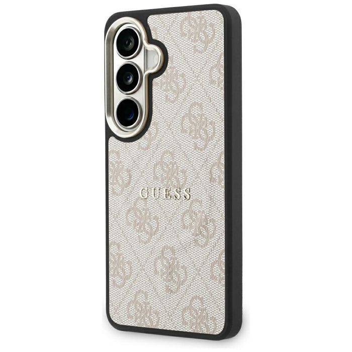 Guess 4G Embossed Ring MagSafe Case for Samsung Galaxy S26 - Pink