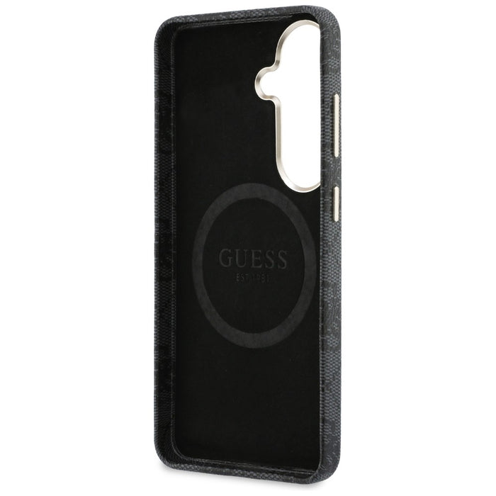 Guess 4G Triangle Logo MagSafe Case for Samsung Galaxy S26 - Black