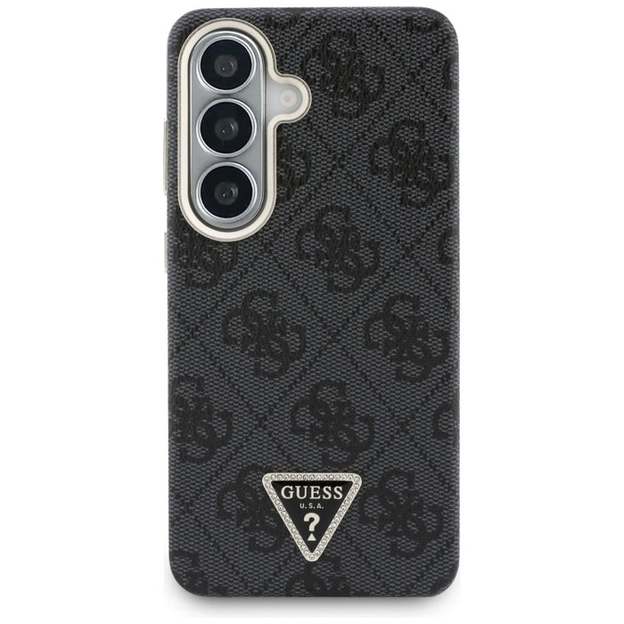 Guess 4G Triangle Logo MagSafe Case for Samsung Galaxy S26 - Black