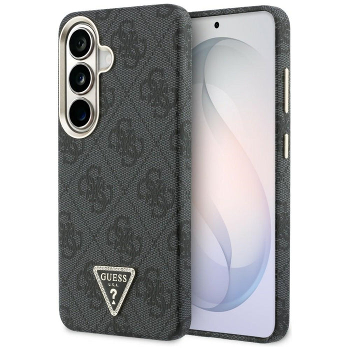 Guess 4G Triangle Logo MagSafe Case for Samsung Galaxy S26 - Black