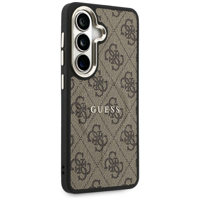 Guess 4G Embossed Ring MagSafe case for Samsung Galaxy S26 - brown