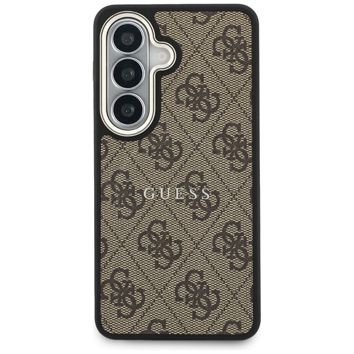 Guess 4G Embossed Ring MagSafe case for Samsung Galaxy S26 Plus - brown