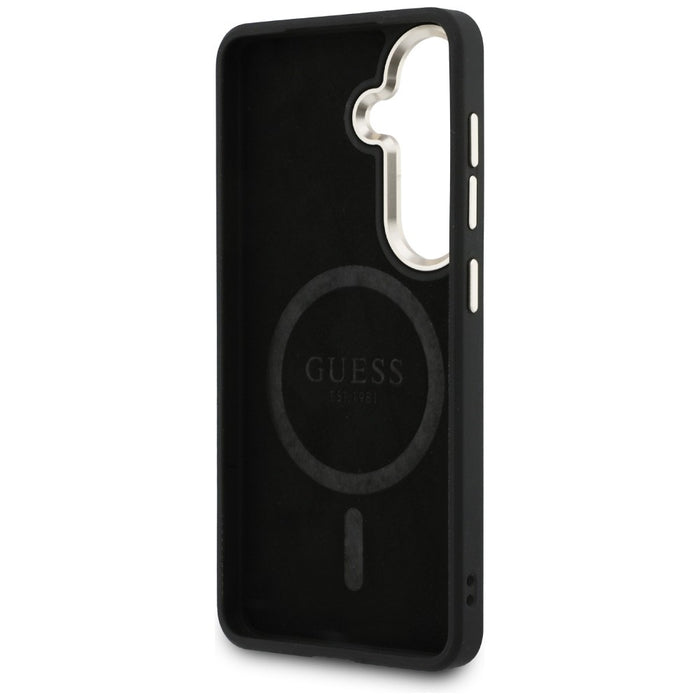Guess 4G Embossed Ring MagSafe case for Samsung Galaxy S26 Plus - brown