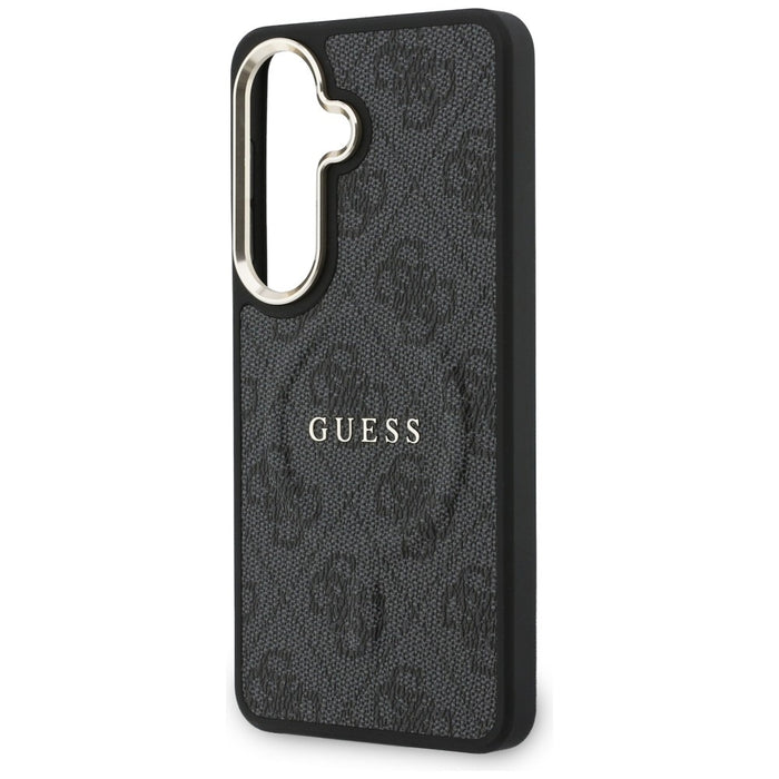 Guess 4G Embossed Ring MagSafe case for Samsung Galaxy S26+ - black