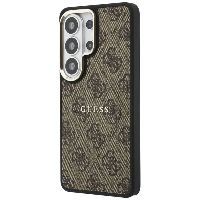 Guess 4G Embossed Ring MagSafe case for Samsung Galaxy S26 Ultra - brown