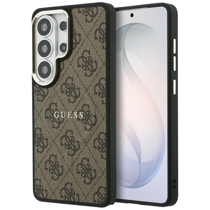 Guess 4G Embossed Ring MagSafe case for Samsung Galaxy S26 Ultra - brown