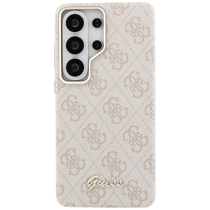 Guess 4G Script MagSafe Case for Samsung Galaxy S26 Ultra - Pink