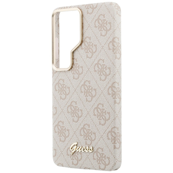 Guess 4G Script MagSafe Case for Samsung Galaxy S26 Ultra - Pink