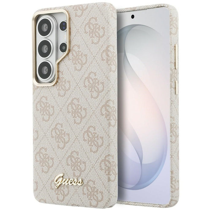 Guess 4G Script MagSafe Case for Samsung Galaxy S26 Ultra - Pink