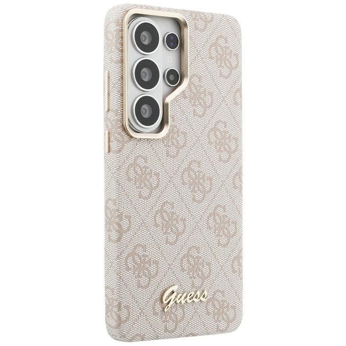 Guess 4G Script MagSafe Case for Samsung Galaxy S26 Ultra - Pink