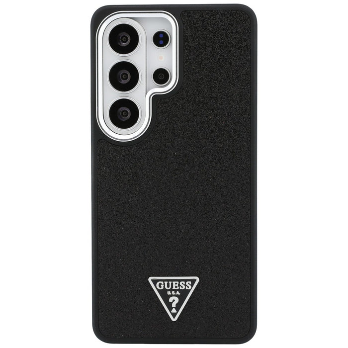 Guess Fixed Glitter Triangle MagSafe case for Samsung Galaxy S26 Ultra - black
