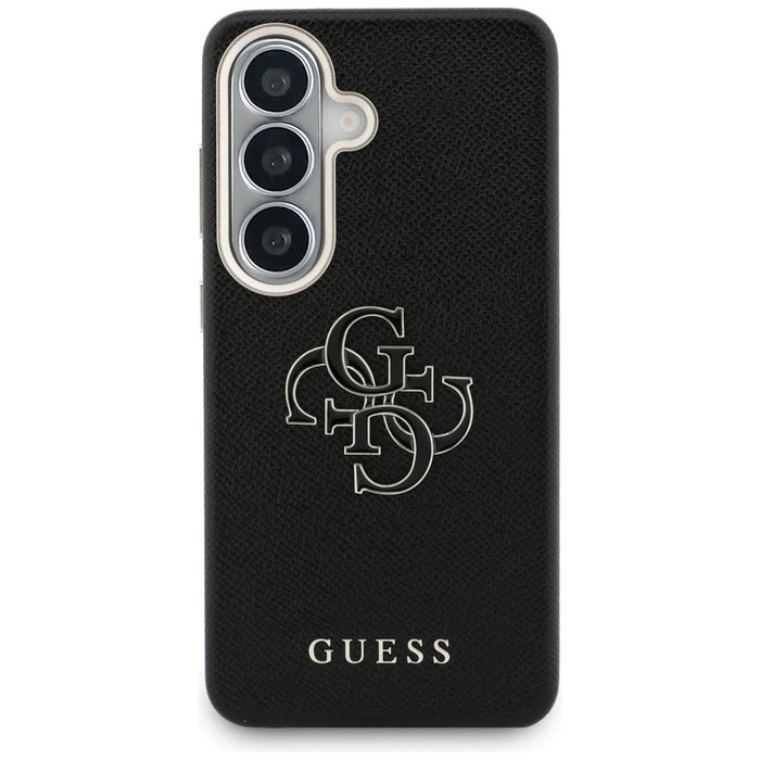 Guess Grained Big 4G Metal Logo case for Samsung Galaxy S26 - black